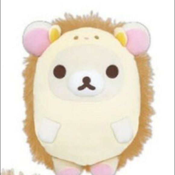 Rilakkuma Korilakkuma Hedgehog Japanese Plushy - Picture 4 of 4